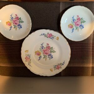 Floral Porcelain Dinnerware Set